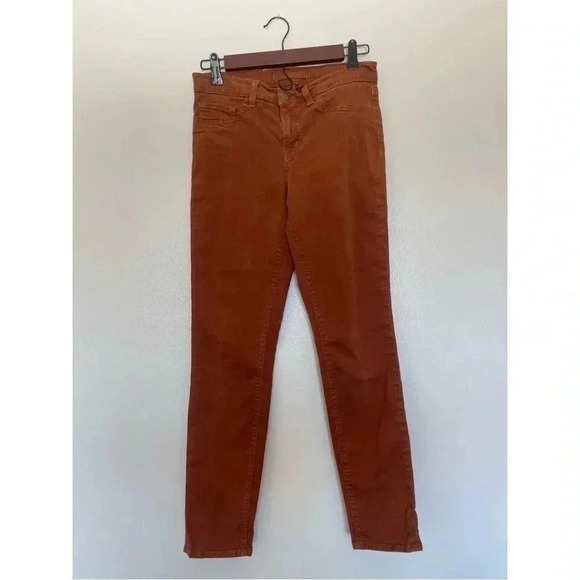 J Brand Women's Skinny Jeans in Rust Orange - Picture 2 of 7